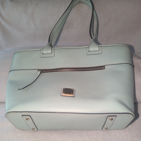 Dooney and Bourke Beacon mint tote bag. - Picture 11 of 16